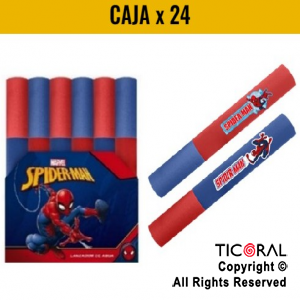 LANZADOR DE AGUA SPIDERMAN 24 UNIDADES X 1